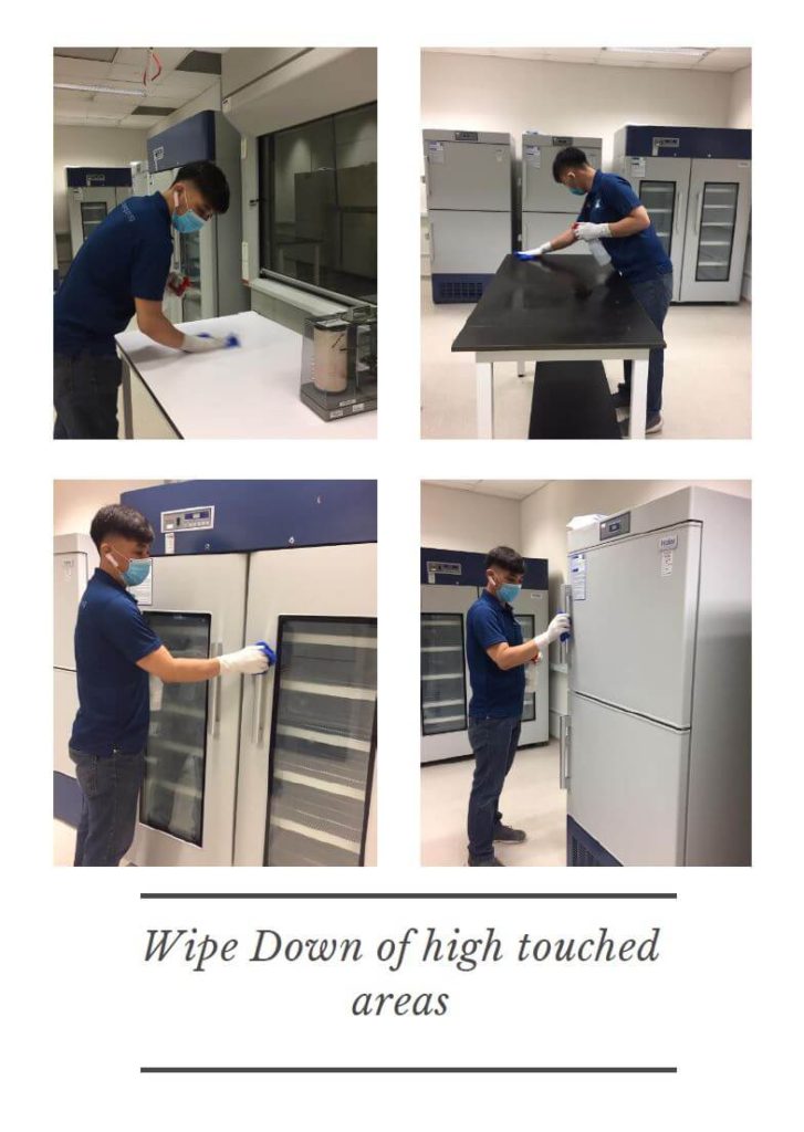 disinfection singapore wipe down