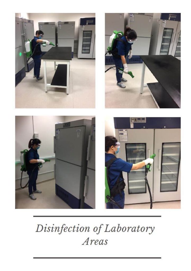 laboratory areas disinfection singapore