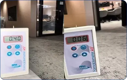 Formaldehyde Removal Services Office Before and After